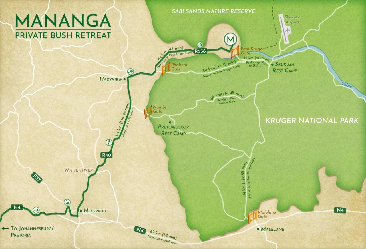 فندق سكوكوزافي  Mananga Bush Camp المظهر الخارجي الصورة